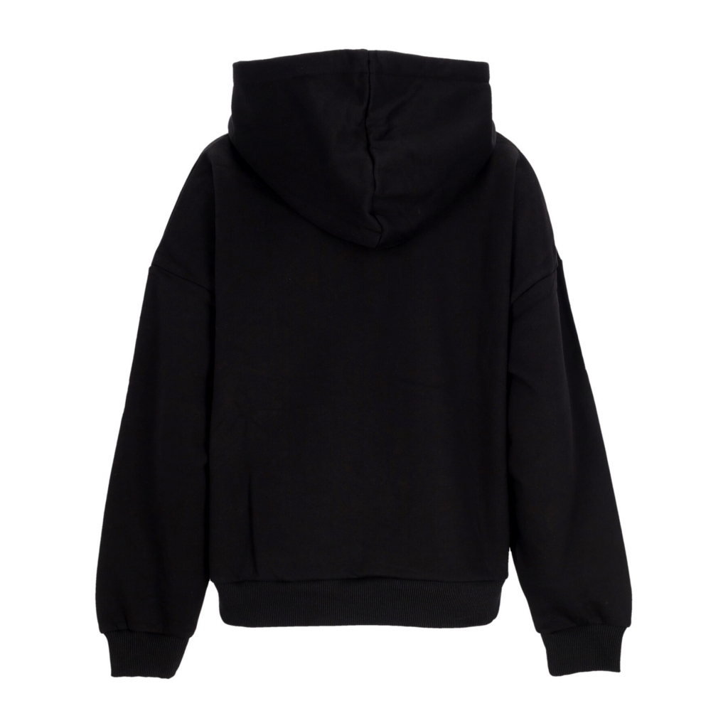 felpa cappuccio donna w essential os hoodie BLACK