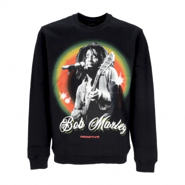 felpa girocollo uomo dreams crewneck x bob marley BLACK