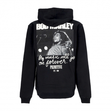 felpa cappuccio uomo forever hoodie x bob marley BLACK