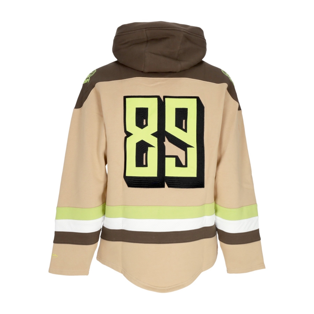 felpa tipo hockey uomo goat hockey hoodie BEIGE