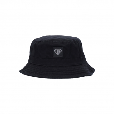 cappello da pescatore uomo logo bucket BLACK