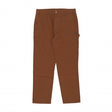 pantalone lungo uomo canvas carpenter pants TOBACCO