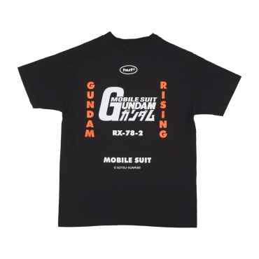 maglietta uomo rising tee x gundam BLACK