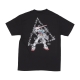 maglietta uomo triple triangle tee x gundam BLACK