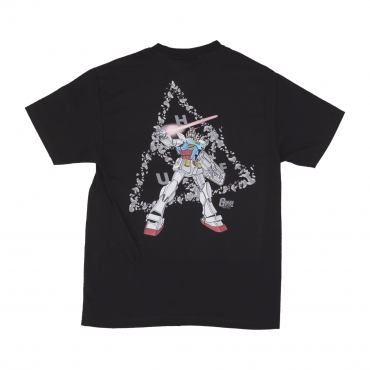 maglietta uomo triple triangle tee x gundam BLACK