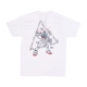 maglietta uomo triple triangle tee x gundam WHITE