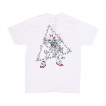 maglietta uomo triple triangle tee x gundam WHITE