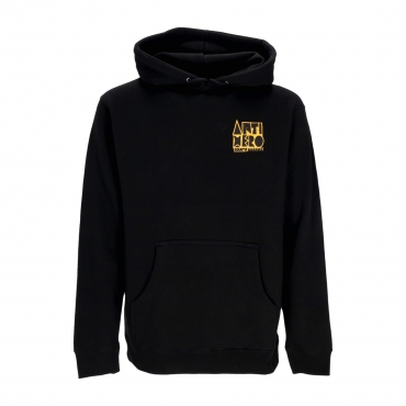 felpa cappuccio uomo slingshot ii hooded BLACK/GOLD