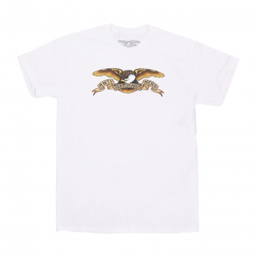 maglietta uomo basic eagle tee WHITE/BLACK MULTI COLOUR PRINT