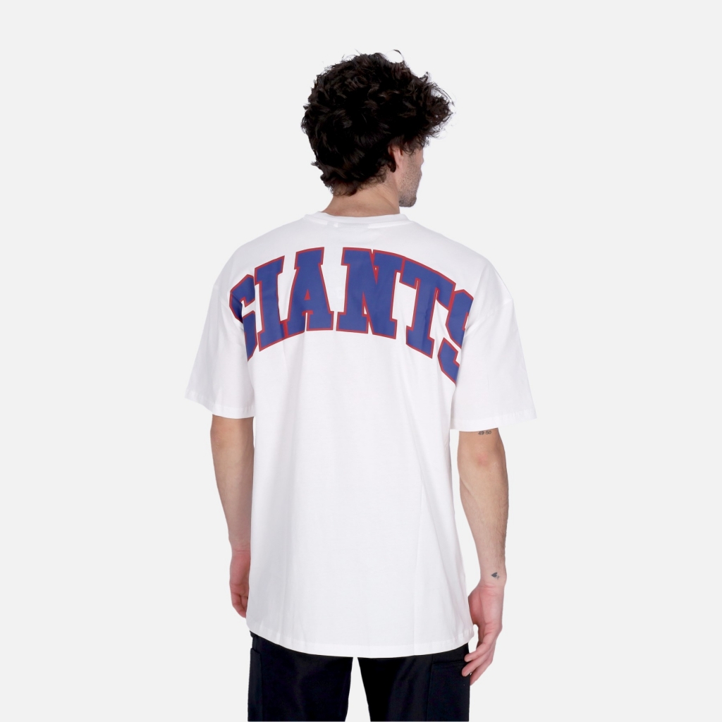 maglietta uomo nfl drop shoulder oversize tee neygia WHITE/CARGO BLUE