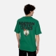 maglietta uomo nba script oversize tee boscel KELLY GREEN/WHITE