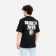 maglietta uomo nba script oversize tee bronet BLACK/WHITE