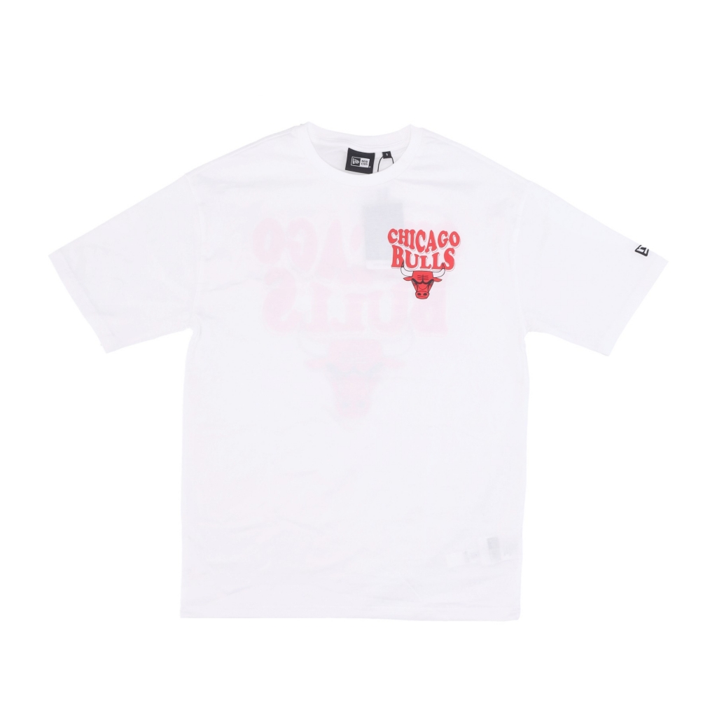 maglietta uomo nba script oversize tee chibul WHITE/FRONT DOOR RED