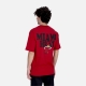 maglietta uomo nba script oversize tee miahea PRINT RED/WHITE