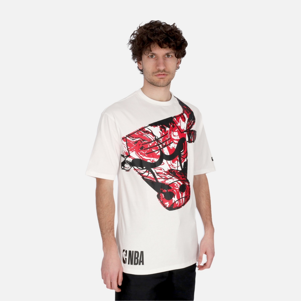 maglietta uomo nba aop infill oversize tee chibul WHITE/FRONT DOOR RED