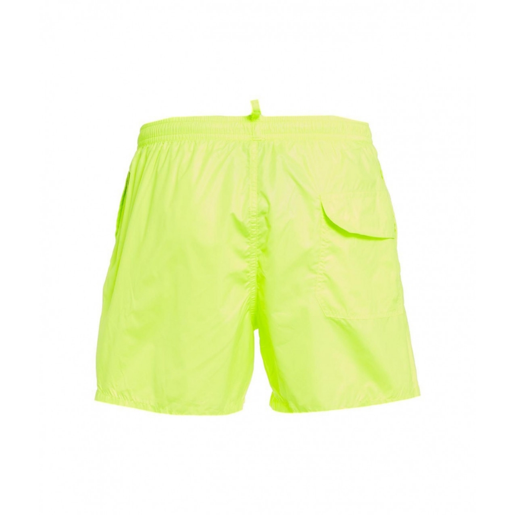 Pantaloni da bagno giallo fluorescente