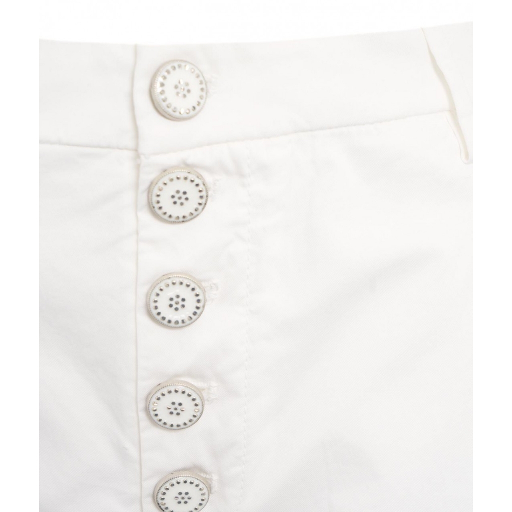 Pantaloni cropped Nima bianco