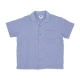 camicia manica corta uomo feather woven shirt HYDRANGEA