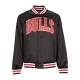 giubbotto bomber uomo nba applique satin bomber chibul BLACK/FRONT DOOR RED