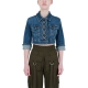 Giacca Liu Jo Jeans Donna Giubbotto Corto DENIM BLUE