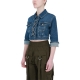 Giacca Liu Jo Jeans Donna Giubbotto Corto DENIM BLUE