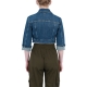 Giacca Liu Jo Jeans Donna Giubbotto Corto DENIM BLUE