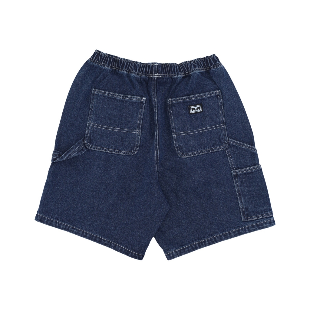 【U LAN】Stitch Carpender Bermuda Denim Pants Stitch carpender bermuda denim pants - U LAN