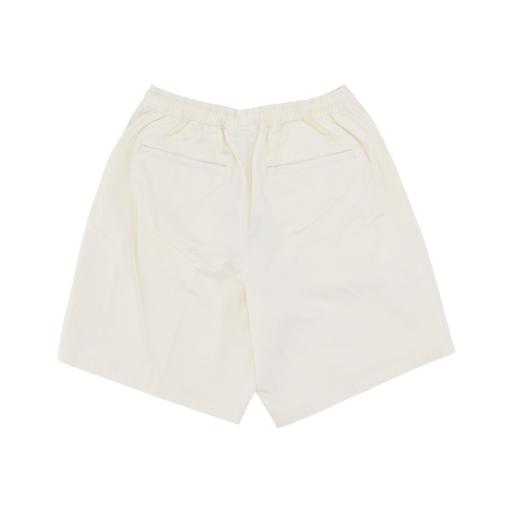 pantalone corto uomo easy relaxed twill short UNBLEACHED