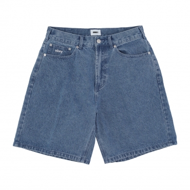 jeans corto uomo bigwig baggy denim short LIGHT INDIGO