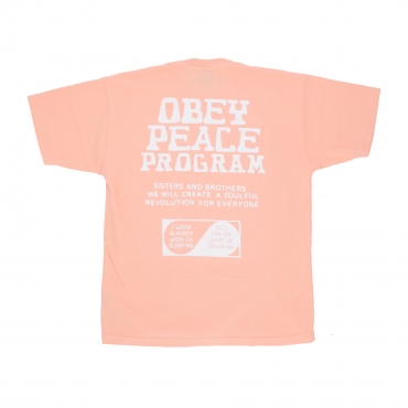 maglietta uomo peace program heavy weight classic tee PEACH PARFAIT