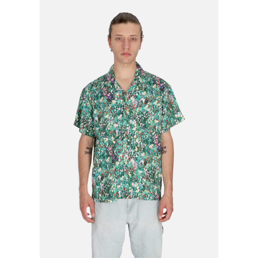 camicia manica corta uomo the garden woven shirt FAIRWAY MULTI