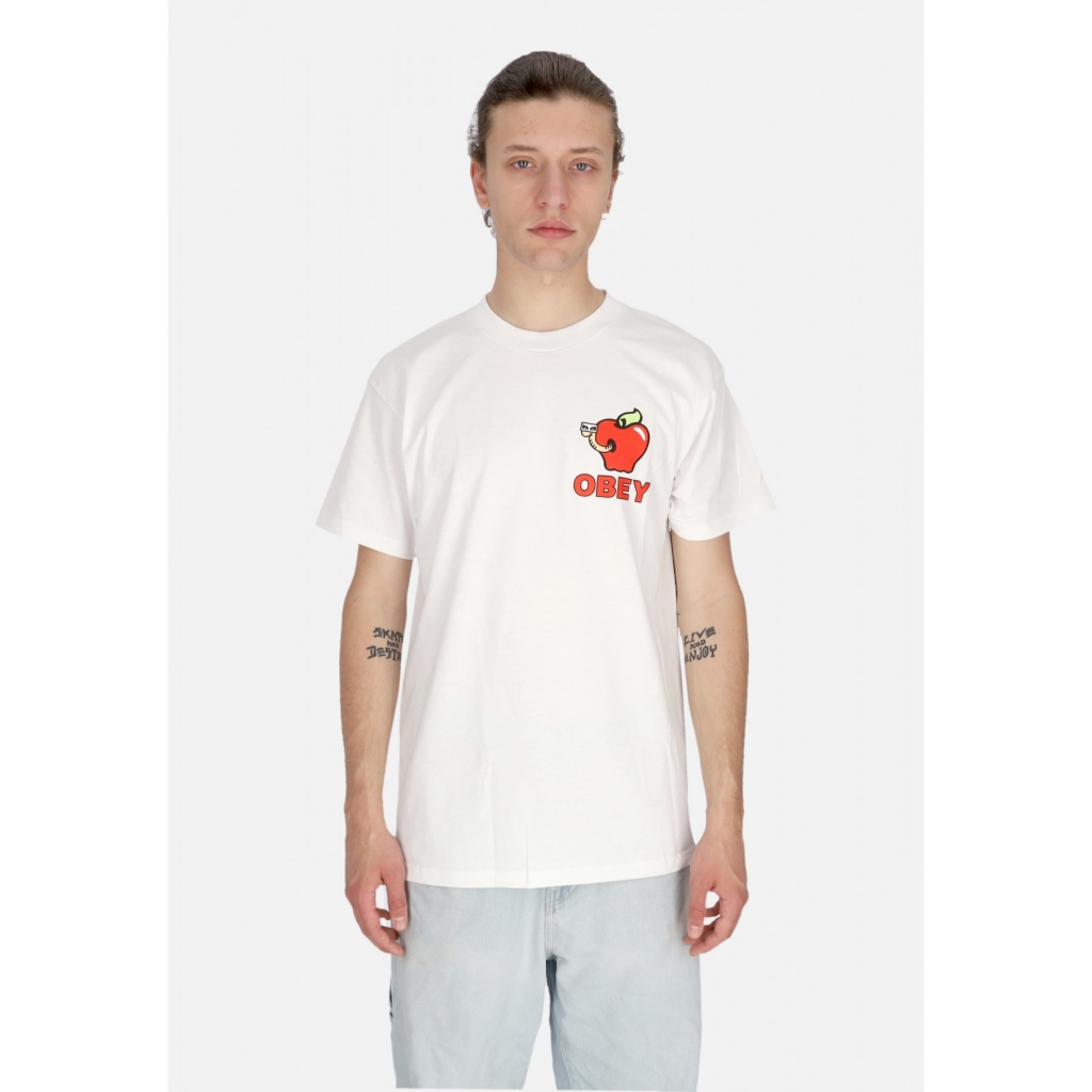 maglietta uomo apple of my eye classic tee WHITE