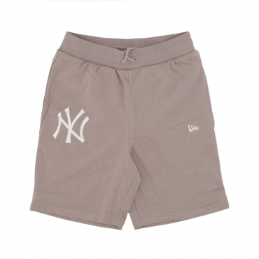 pantalone corto tuta uomo mlb league essentials shorts neyyan AIR GREY/OFF WHITE
