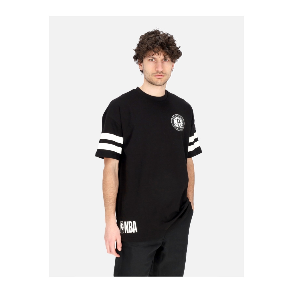 maglietta uomo nba arch graphic oversize tee bronet BLACK/WHITE