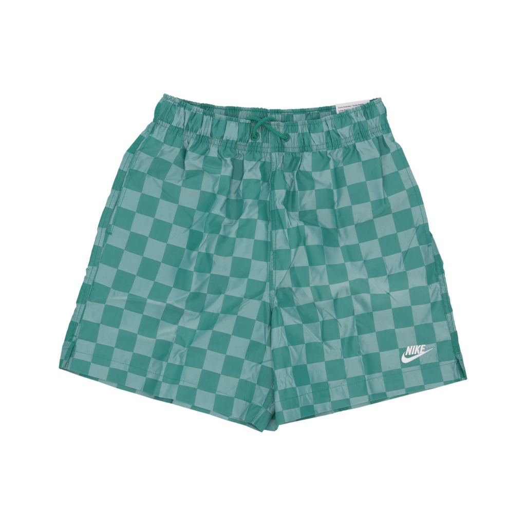 pantaloncino uomo club checkers flow short MALACHITE/WHITE