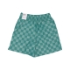 pantaloncino uomo club checkers flow short MALACHITE/WHITE