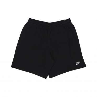 pantalone corto tuta uomo club knit short BLACK/WHITE