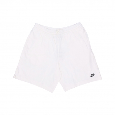 pantalone corto tuta uomo club knit short SAIL/BLACK