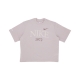 maglietta donna w sportswear classic boxy tee PLATINUM VIOLET