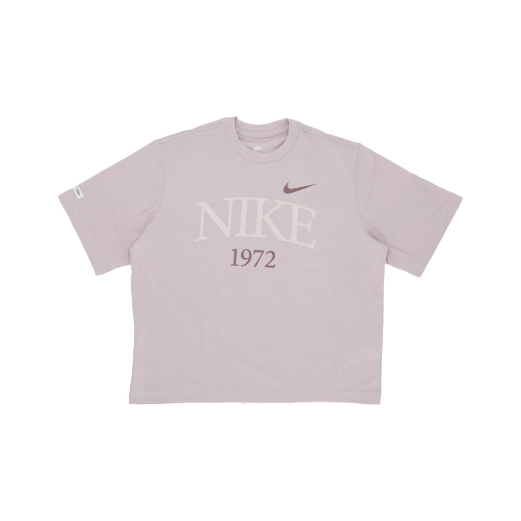 maglietta donna w sportswear classic boxy tee PLATINUM VIOLET