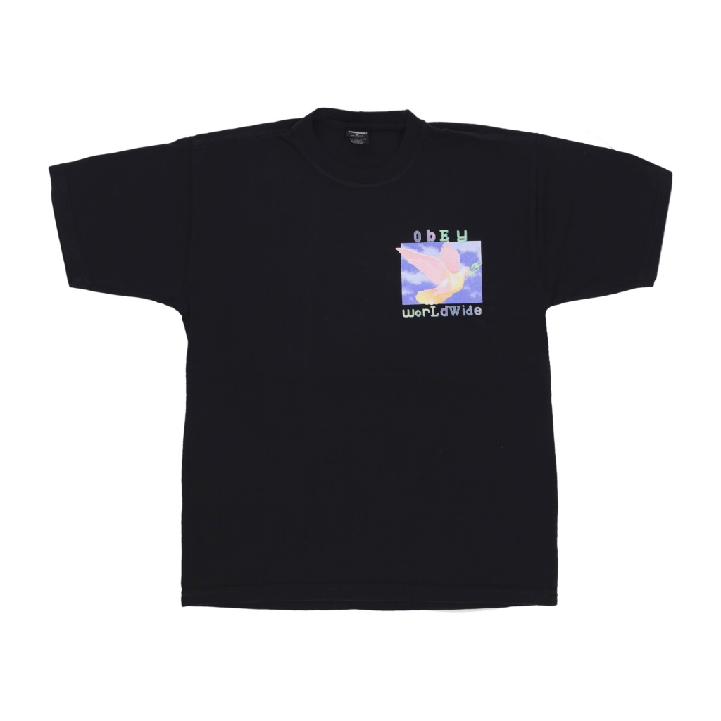 maglietta uomo dove of peace heavy weight classic tee JET BLACK