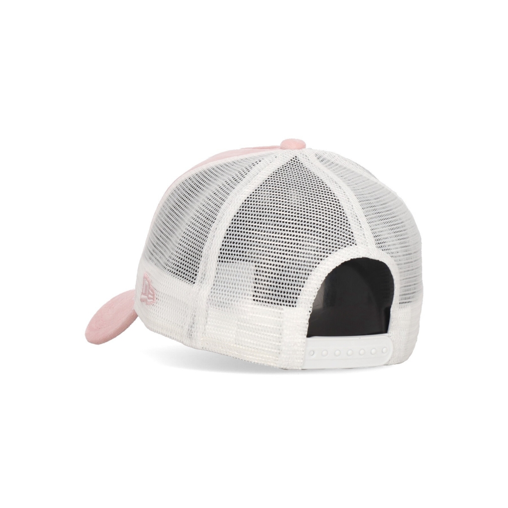 cappellino visiera curva donna mlb velour trucker losdod LIGHT LOW PINK