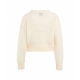 Maglione in Alpaca Leonnie bianco