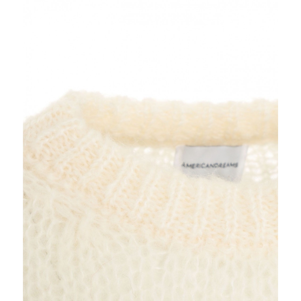 Maglione in Alpaca Leonnie bianco