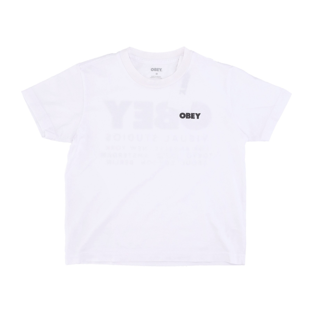 maglietta donna w visual studios kaylin tee WHITE