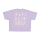 maglietta donna medi flowers raegan crop tee ORCHID PETAL