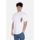 maglietta uomo scarful undead tee WHITE