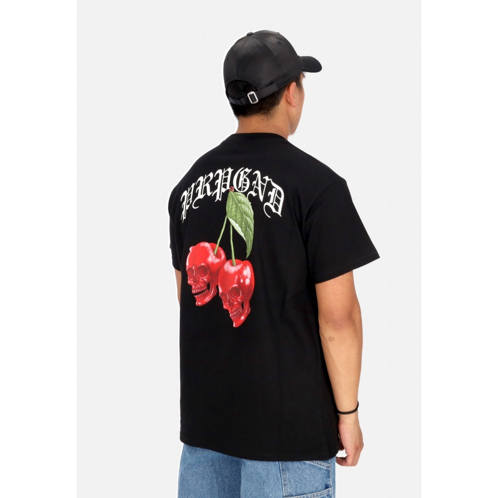 maglietta uomo cherry tee BLACK