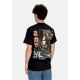maglietta uomo mikasa tee x attack on titan BLACK
