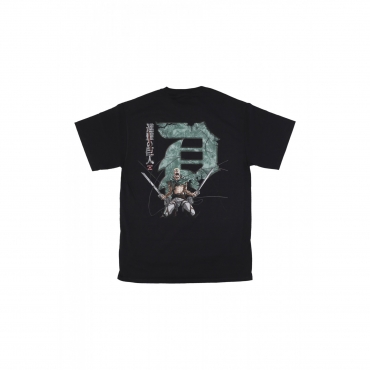 maglietta uomo reiner dirty p tee x attack on titan BLACK